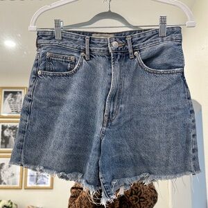 Everlane A-Line Organic Cotton Denim Shorts